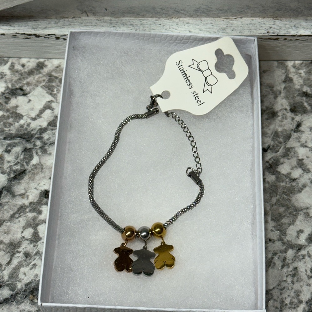 Stainless Steel Charm Bracelet
